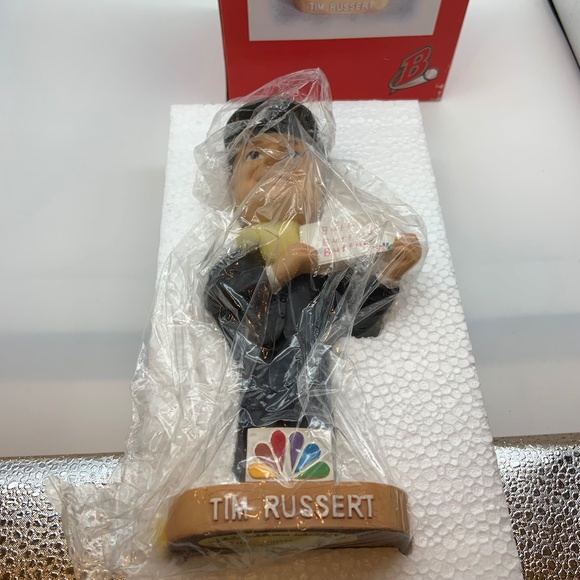 Buffalo Bisons Tim Russert NBC Meet the Press SGA Bobblehead Original Box - Picture 15 of 16